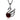 Stříbrný přívěsek -  Labuť s granátem\nStříbrný přívěsek s granátem (almandinem) a Swarovski křišťálem - Motiv labutě