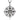 Stříbrný přívěsek se zirkony (cubic zirconia) ornament plný třpytu