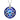 Stříbrný náhrdelník Preciosa Crystal Rose II Bermuda Blue 6010 46L - 45cm
