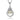 Stříbrný přívěsek s říční perlou a zirkony (cubic zirconia) - Třpytivý kruh