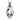 Stříbrný náhrdelník Preciosa Gentle Caress Crystal 6867 00L - 45cm