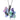 Stříbrný náhrdelník Preciosa Magic Butterfly Vitrail Light 6730 43L - 45cm