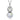 Stříbrný náhrdelník Preciosa Romantic Gem Crystal AB 6013 42L - 45cm