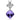 Stříbrný náhrdelník Preciosa Symbol of Happiness Violet 6882 56L - 45cm