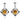 Stříbrné náušnice Preciosa Precious Champagne 5117 61