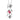 Stříbrný náhrdelník Preciosa Appealing Rosa 5113 69L - 45cm