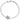 Stříbrný náramek Preciosa Vogue White 5148 00